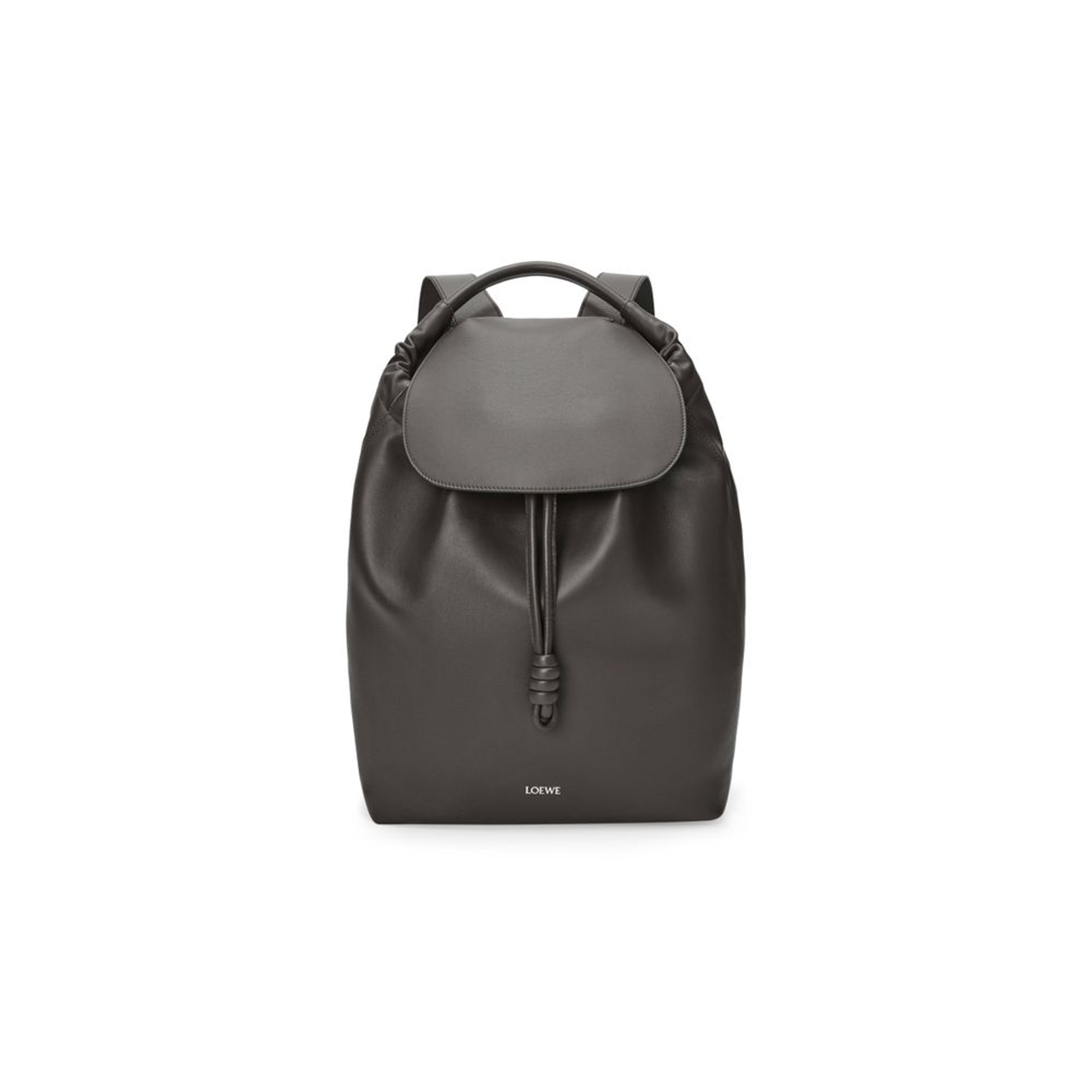 LOEWE GREY LEATHER FLAMENCO BACKPACK B411FLKX01 (40*36*16cm)